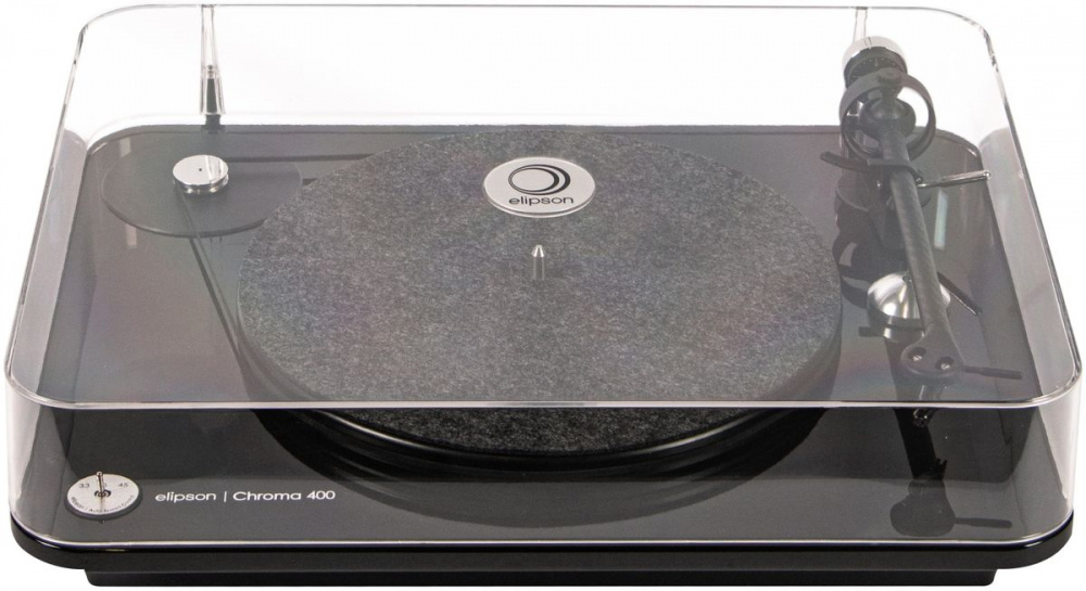 Elipson Chroma 400 pladespiller med OM10, pianolak sort