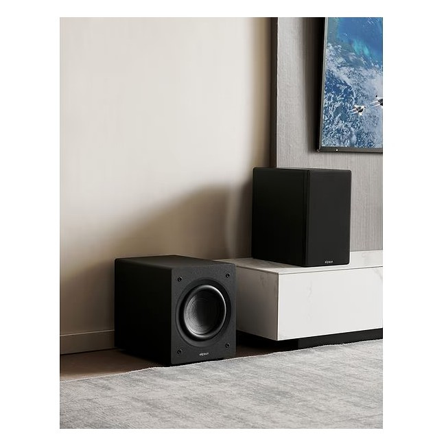 Elipson Classic Sub 10, aktiv subwoofer, sort