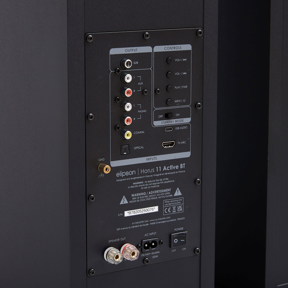 Elipson Horus 11F BT HDMI Sort/Kulstof, par