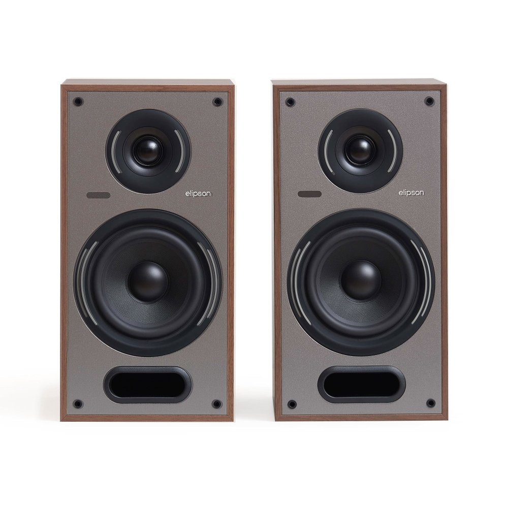 Elipson Horus 6 Active BT Valnød/Mørkegrå, par