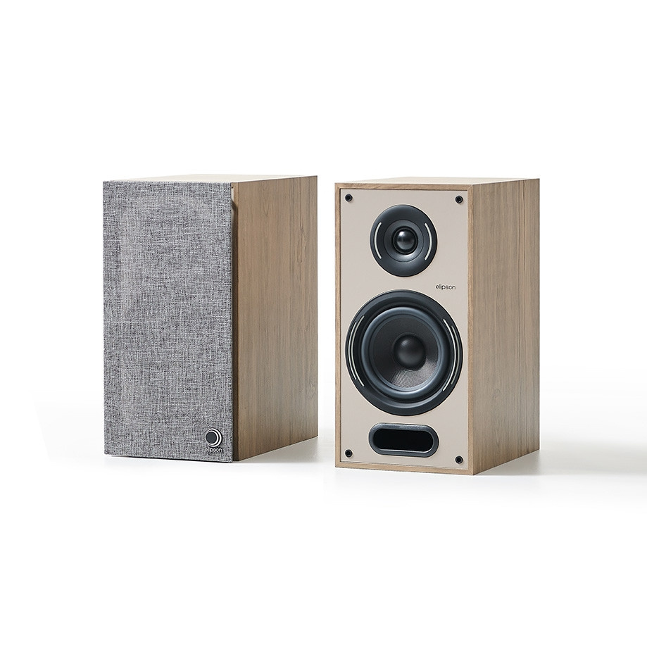 Elipson Horus 6B stativhøjttalere Lys Træ/Beige, par