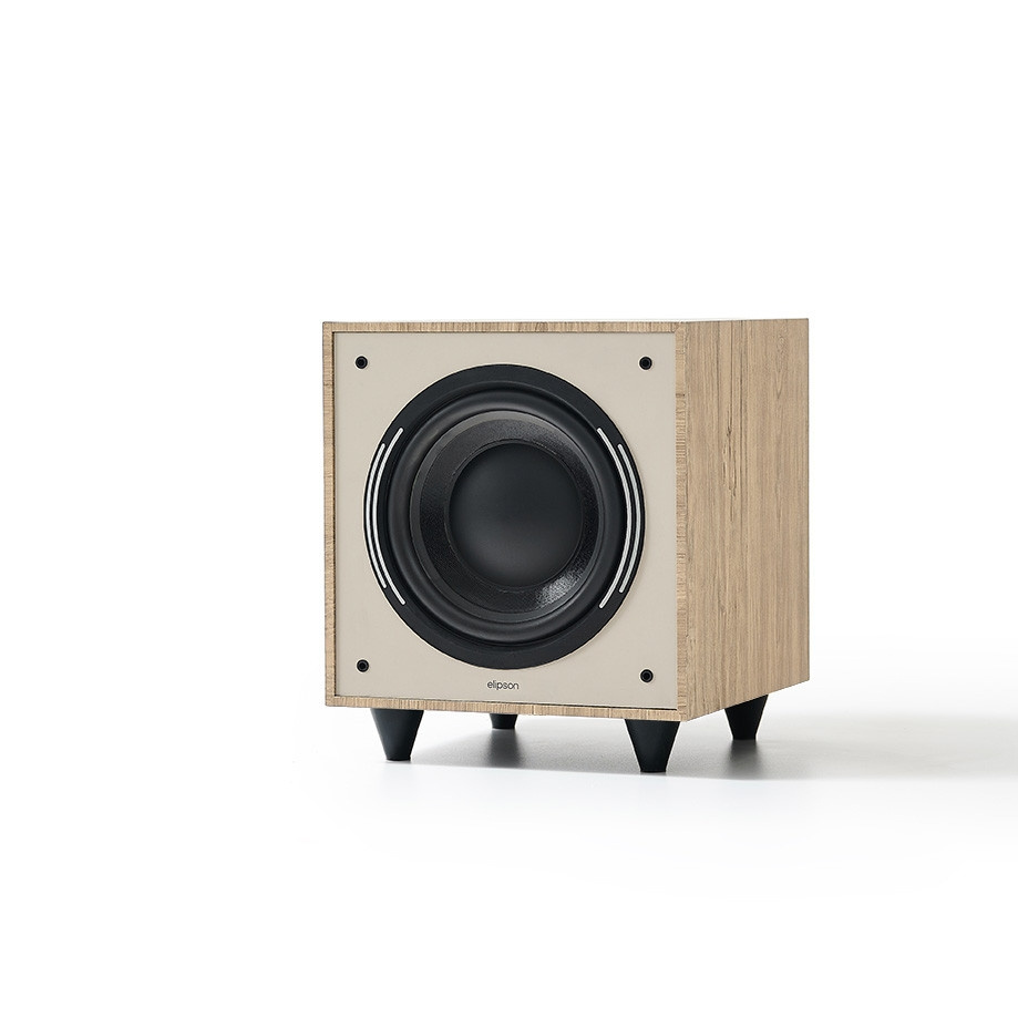 Elipson Horus 8S Lys Træ/Beige, aktiv subwoofer