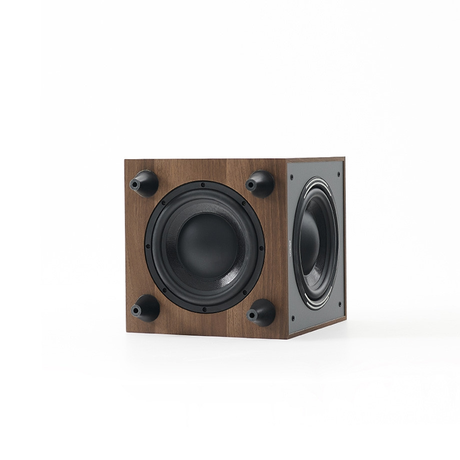 Elipson Horus 8S Valnød/Mørkegrå, aktiv subwoofer