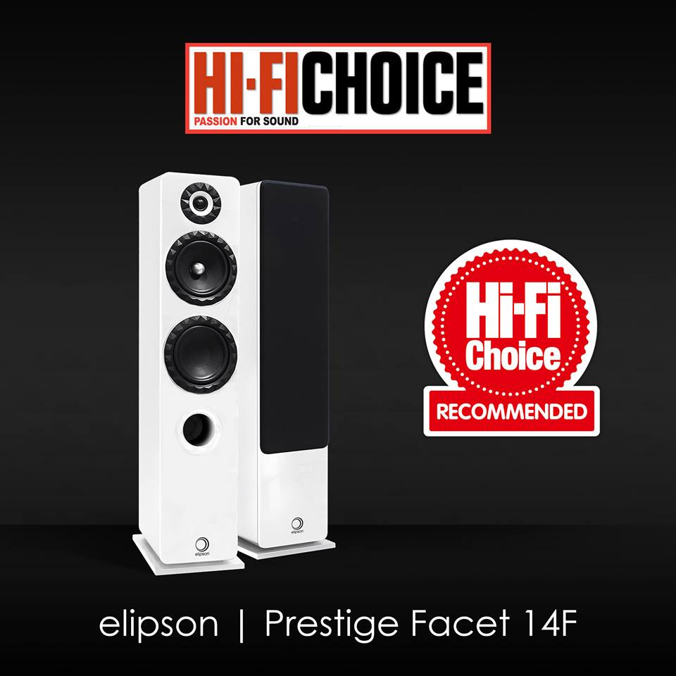 Elipson Prestige Facet 14F golvhögtalare, svart par