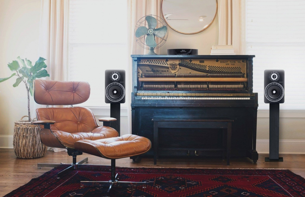 Elipson Prestige Facet PF8B stativhögtalare, svart par