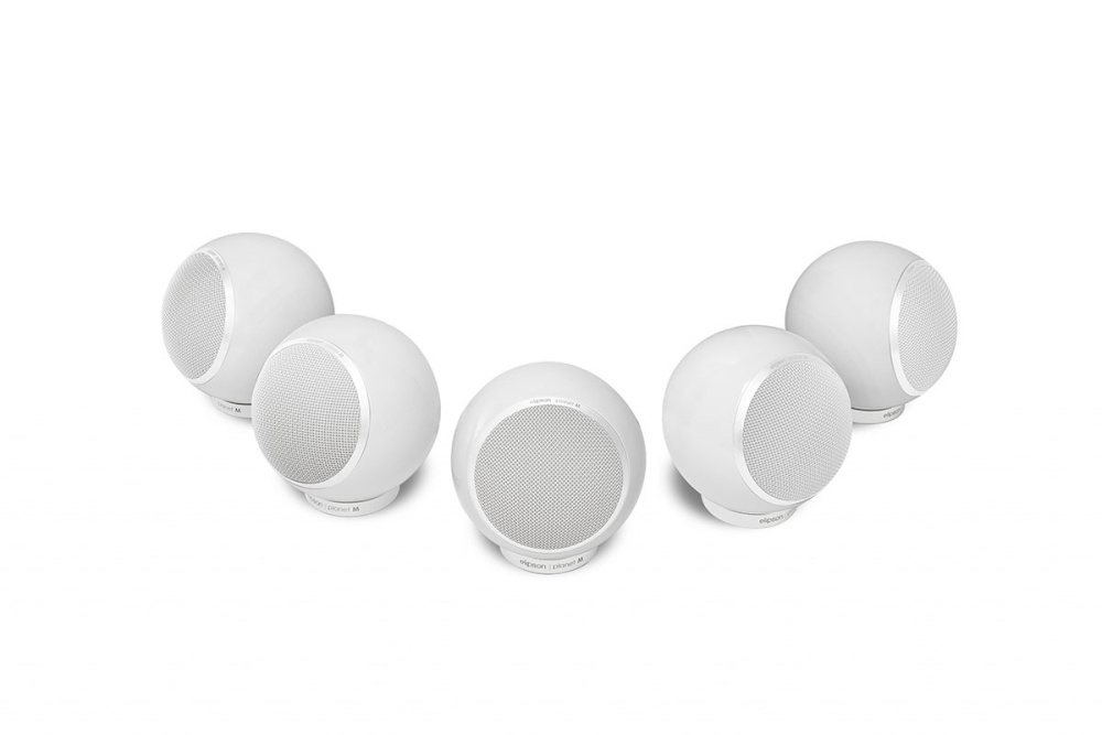 Elipson Planet M stofhøjttalere 5.0 sæt mat hvid