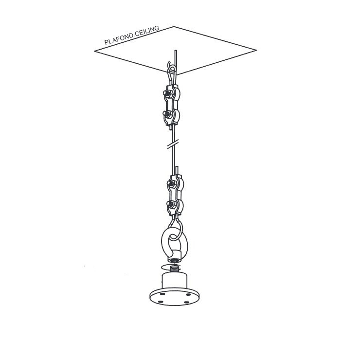 Elipson Planet W35 loftbeslag, stk