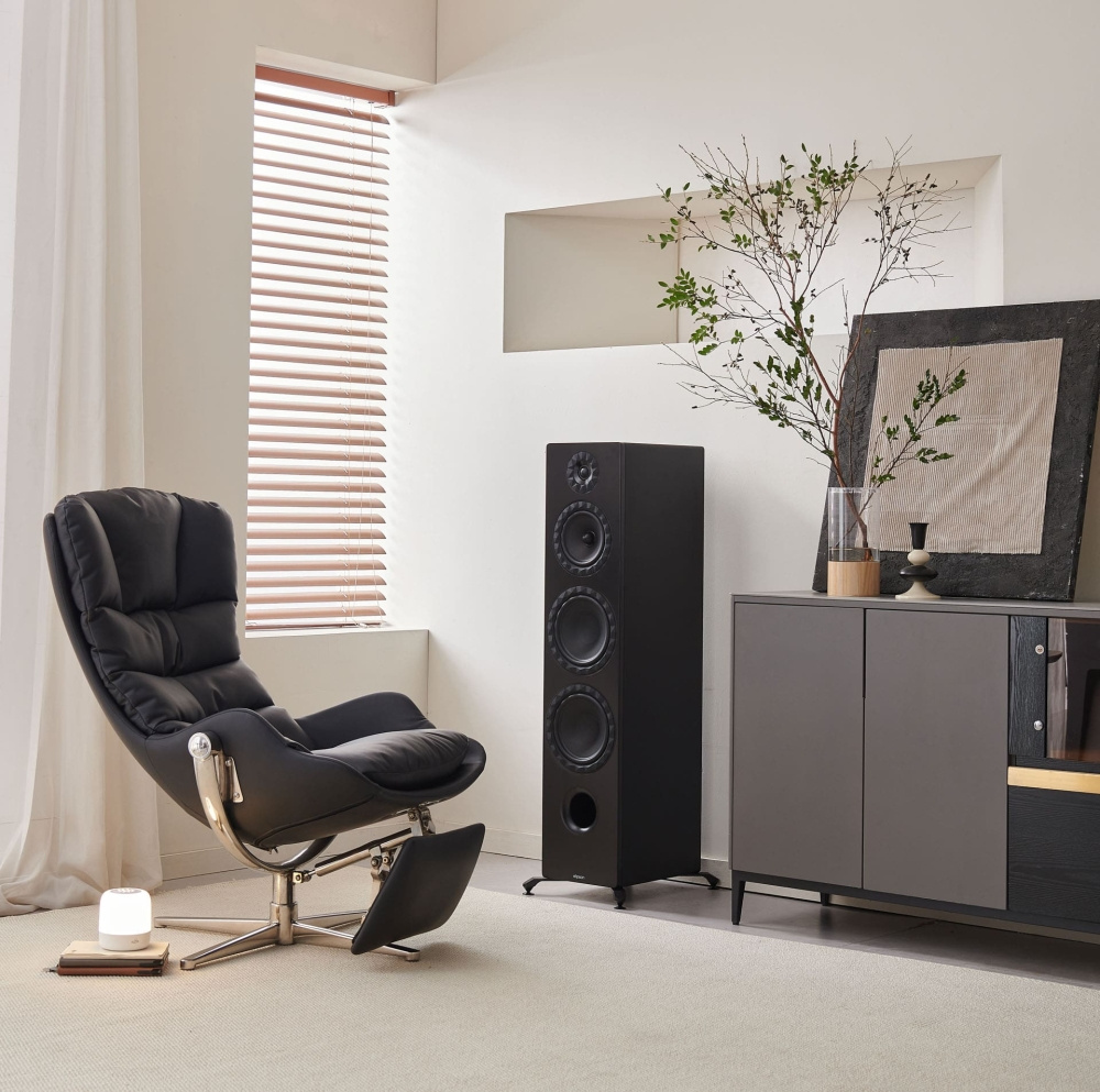 Elipson Prestige Facet II 24F gulvhøjttaler, mat sort par