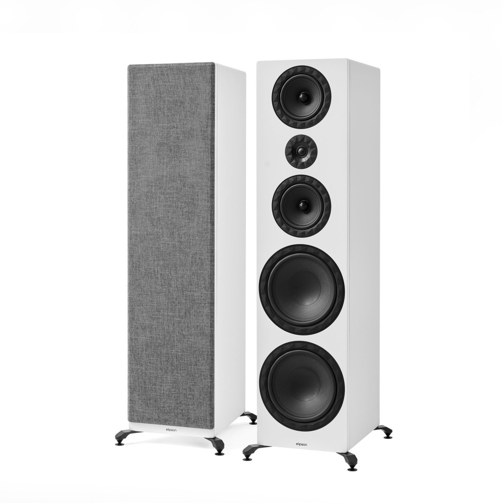 Elipson Prestige Facet II 34F gulvhøjttalere, mat hvid par