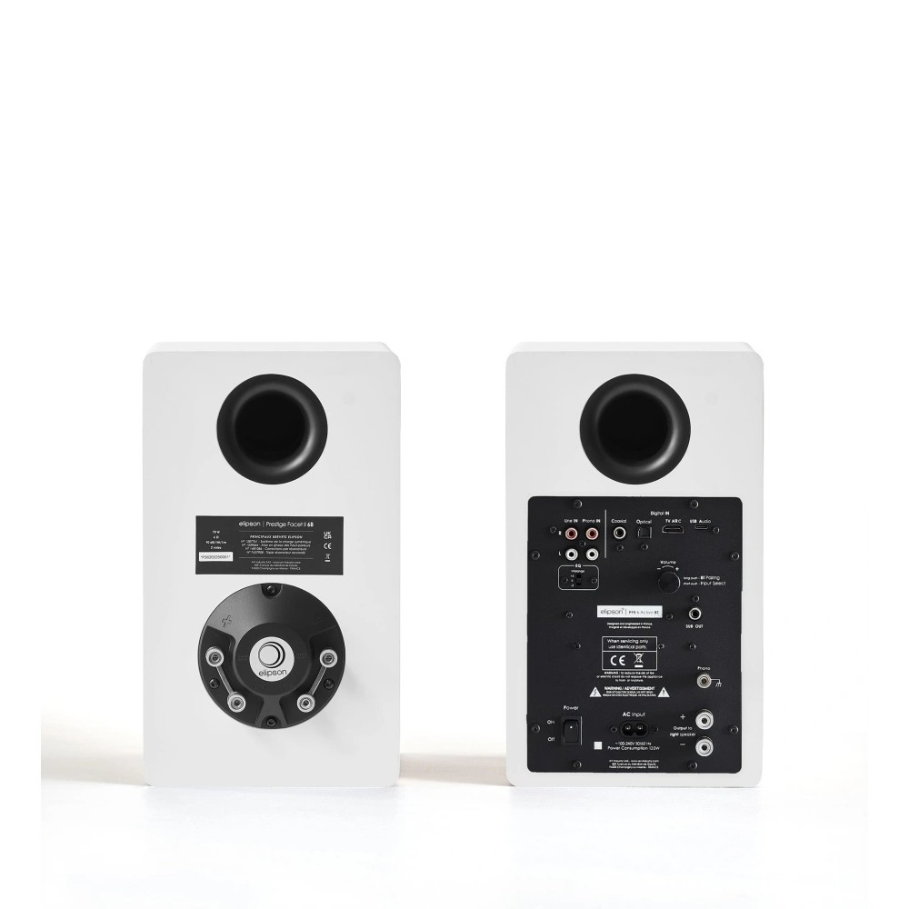 Elipson Prestige Facet II 6B Aktiv, mat hvid par