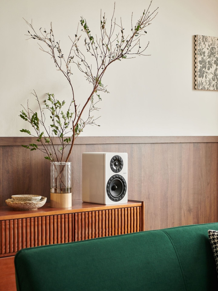 Elipson Prestige Facet II 6B stativhøjttalere, mat hvid par