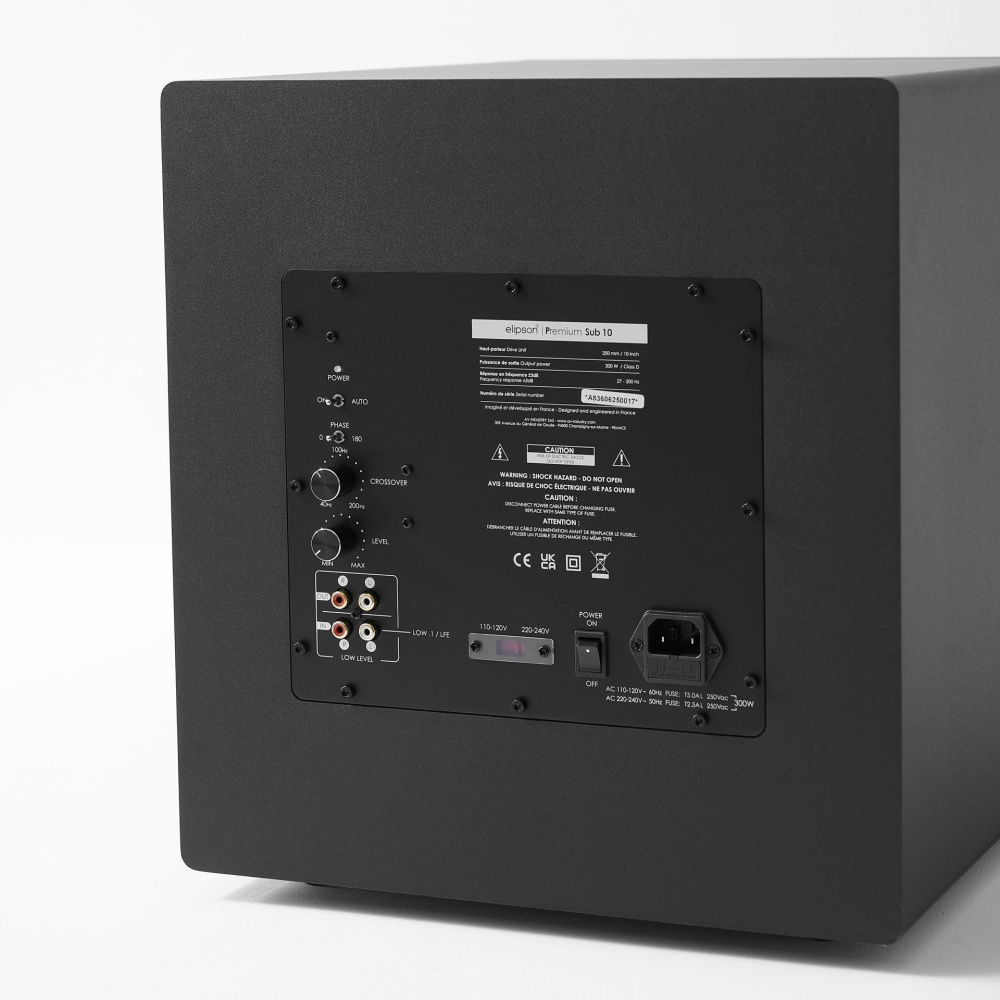 Elipson Premium Sub 10, sort