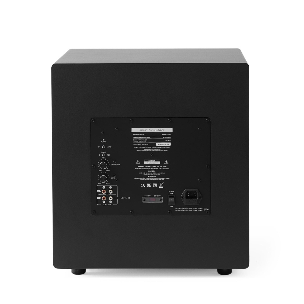 Elipson Premium Sub 12, sort