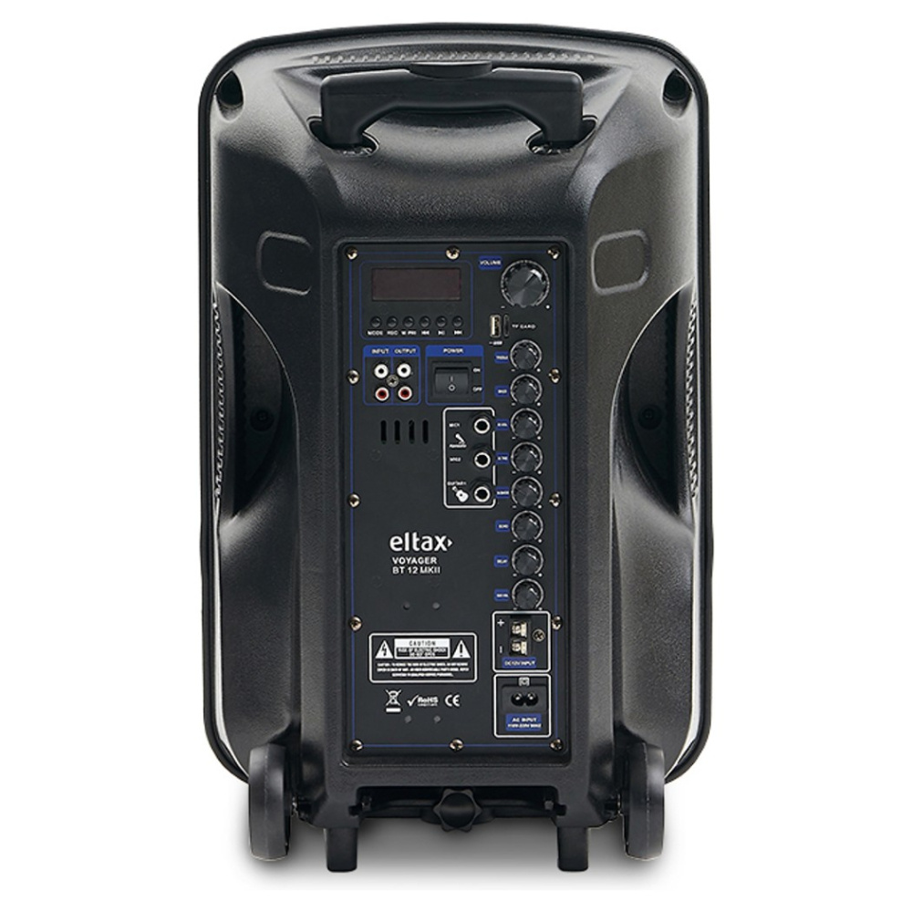 Eltax Voyager BT 12 MKII, bærbar partyhøjttaler med Bluetooth