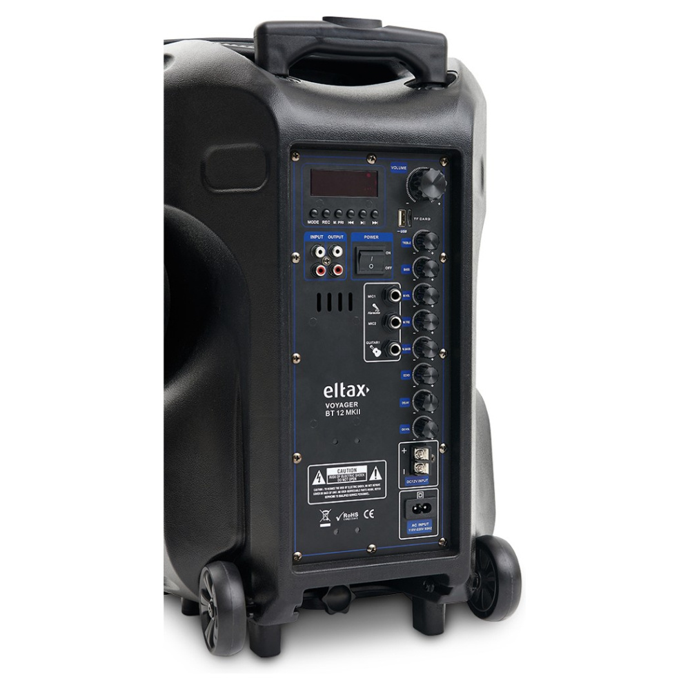 Eltax Voyager BT 12 MKII, bærbar partyhøjttaler med Bluetooth