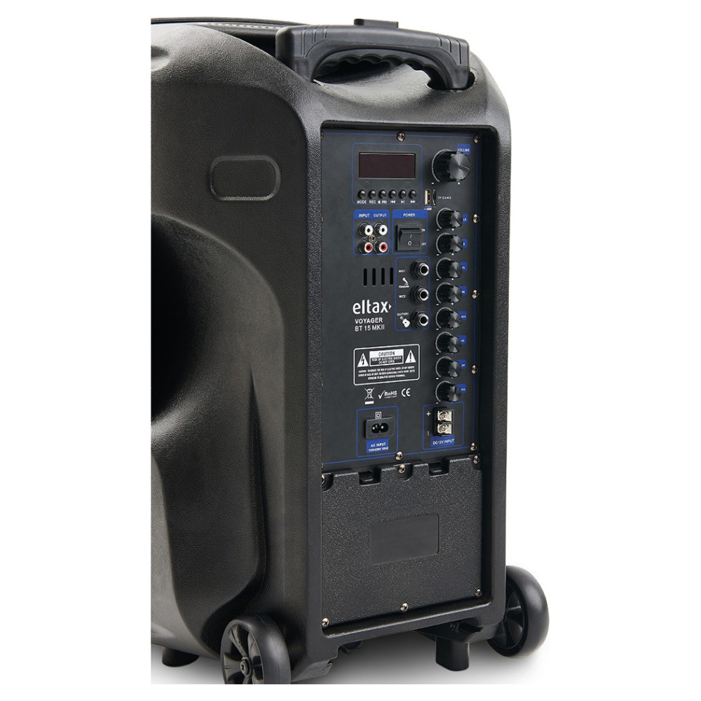 Eltax Voyager BT 15 MKII, transportabel festhøjttaler med Bluetooth