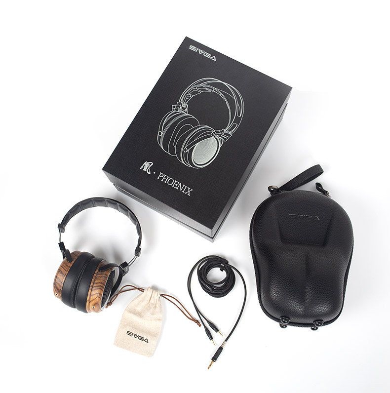 Sivga Audio Phoenix over-ear hörlurar, trä