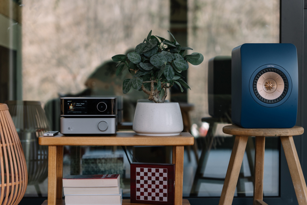 WiiM Vibelink Amp stereoforstærker med DAC, Space Gray