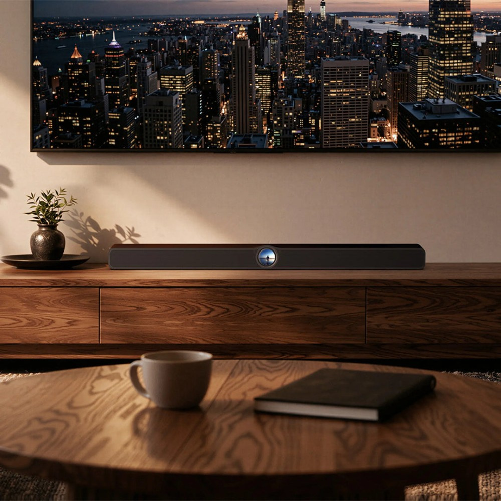 WiiM Bar smart soundbar med skærm, mat sort