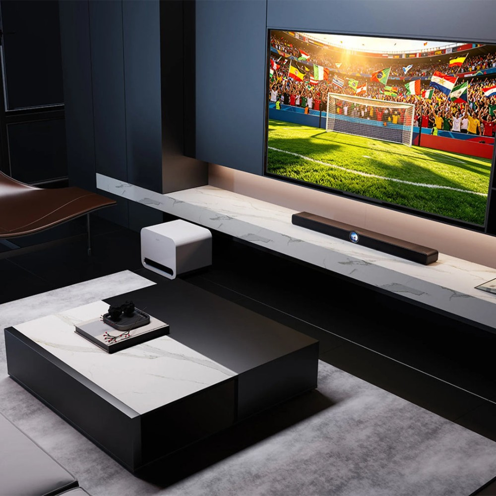 WiiM Bar smart soundbar med skærm, mat sort