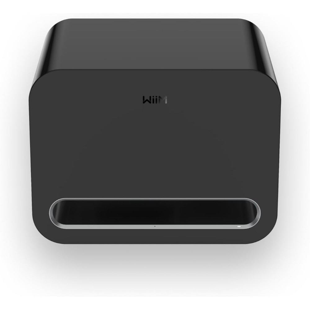 WiiM Sub Pro kompakt trådløs subwoofer, sort