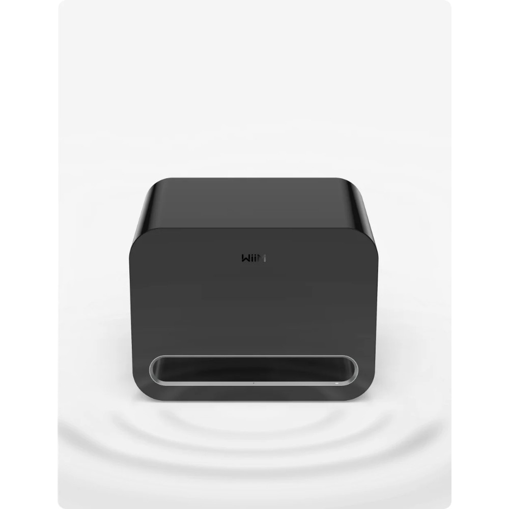 WiiM Sub Pro kompakt trådløs subwoofer, sort