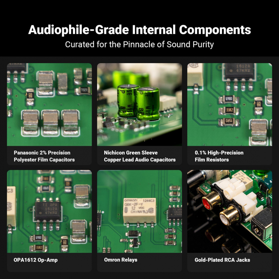Fosi Audio Box X5, RIAA med støtte til MM og MC