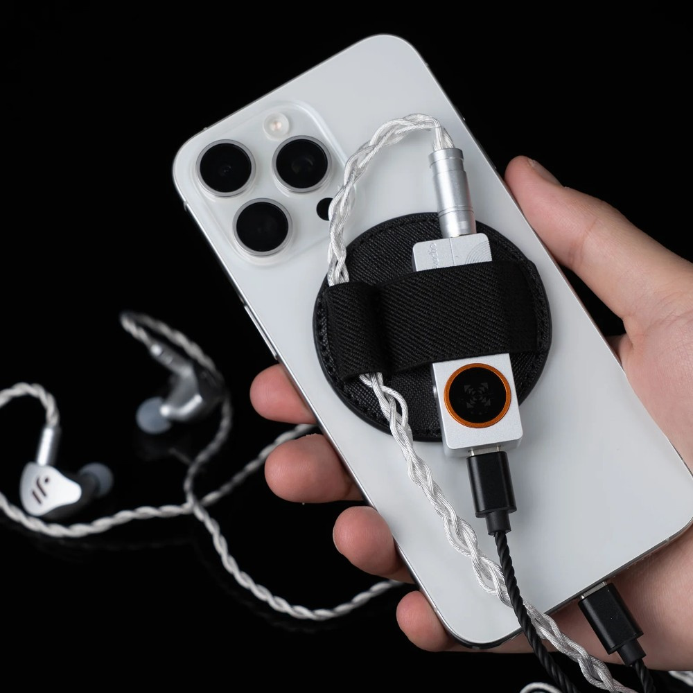 Fosi Audio DS3 bærbar DAC & hovedtelefonforstærker, Obsidian