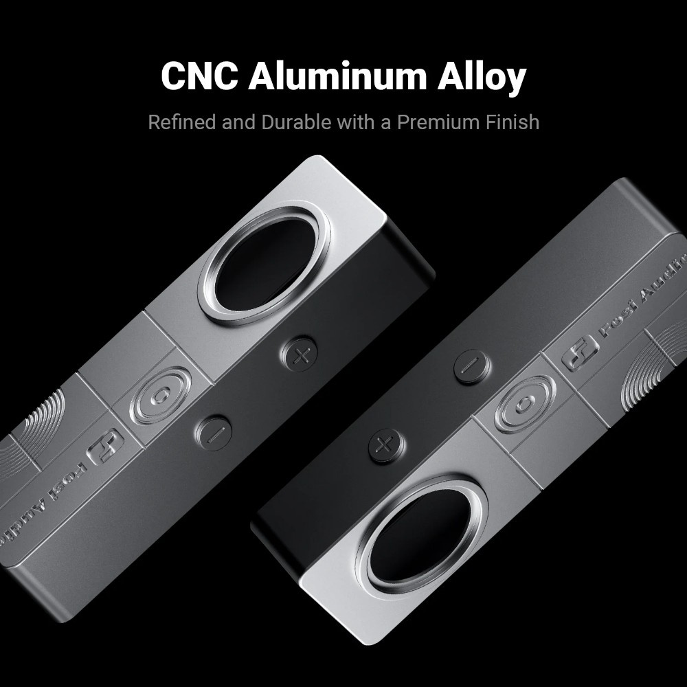 Fosi Audio DS3 bærbar DAC & hovedtelefonforstærker, Obsidian