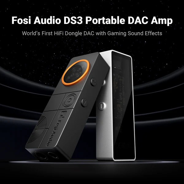 Fosi Audio DS3 bærbar DAC & hovedtelefonforstærker, Galaxy