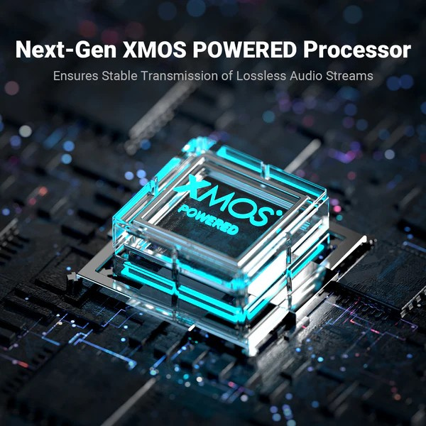 Fosi Audio DS3 bærbar DAC & hovedtelefonforstærker, Galaxy