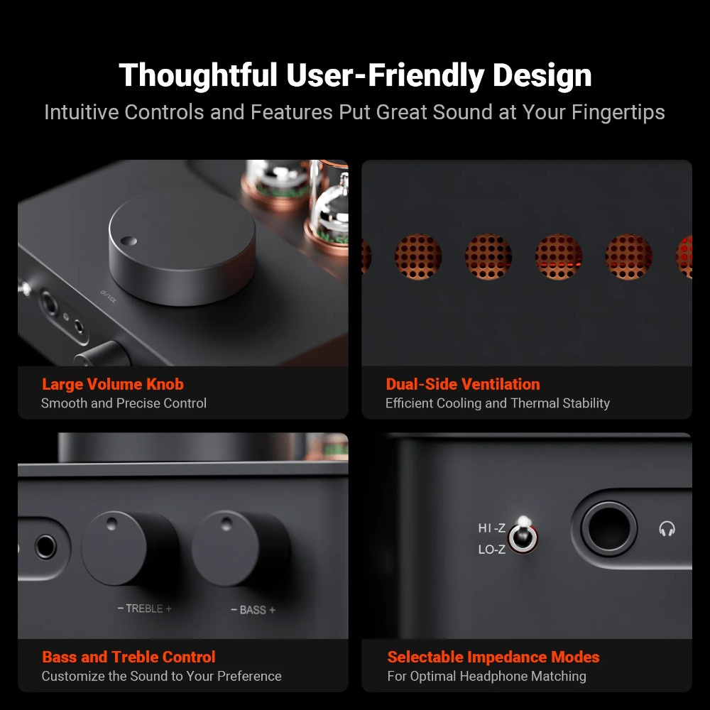 Fosi Audio GR70, hovedtelefonforstærker med rør