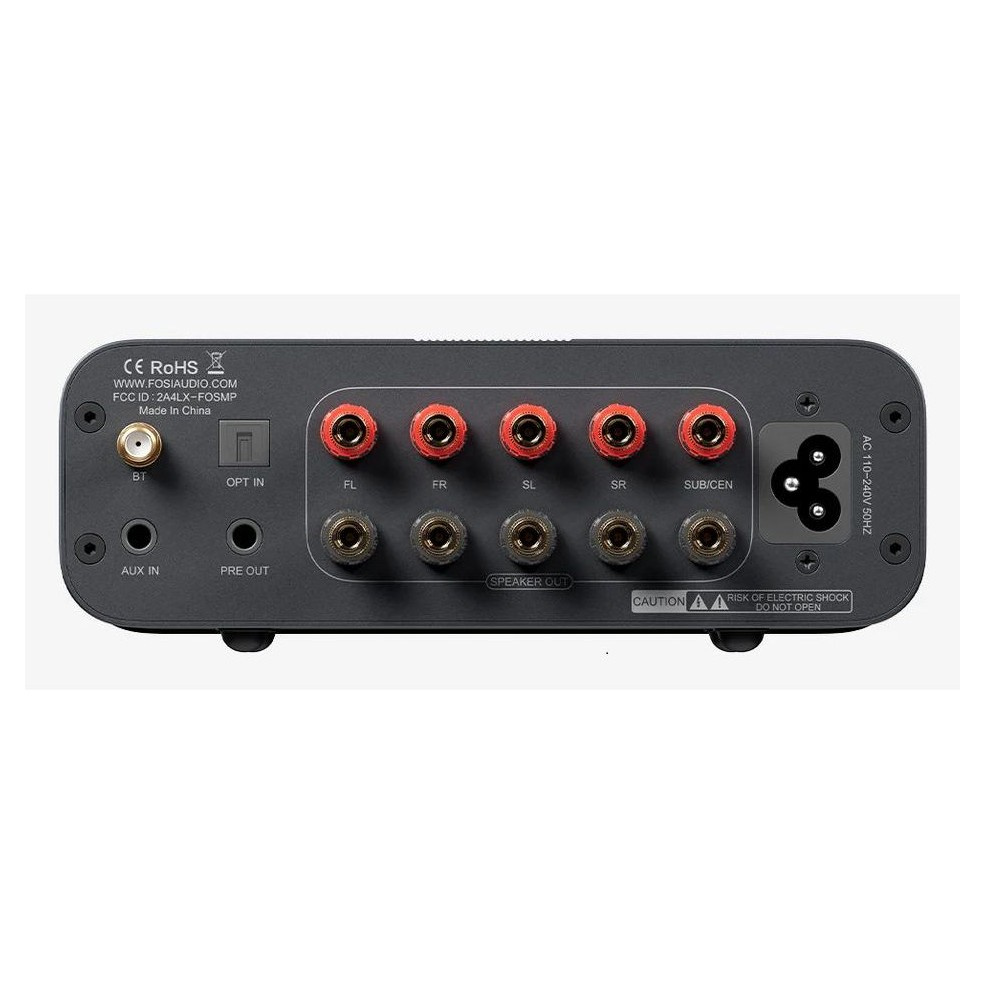 Fosi Audio HT4S, 5-kanals effektforstærker (4.1 / 5.0)