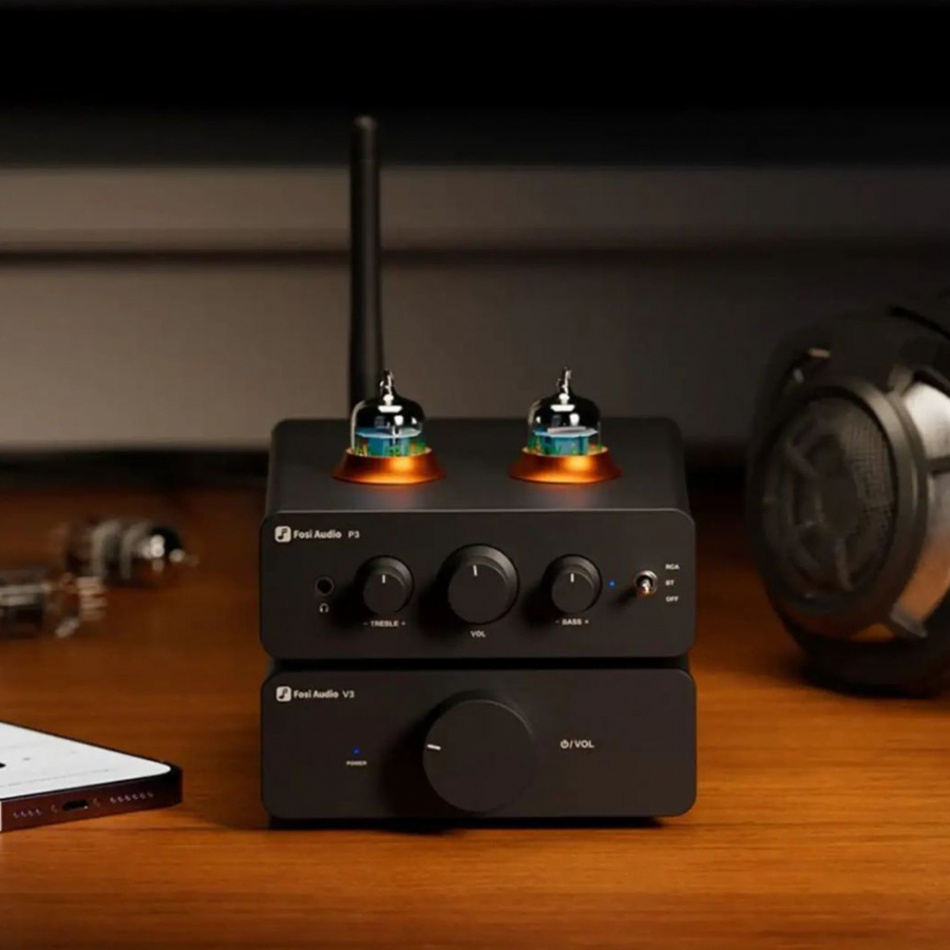 Fosi Audio V3 kompakt forstærker, 32V strømforsyning