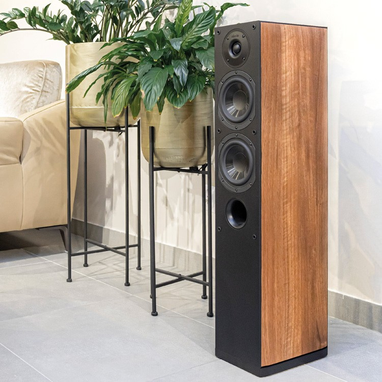 Indiana Line Nota 550 X gulvhøjttaler, valnød par