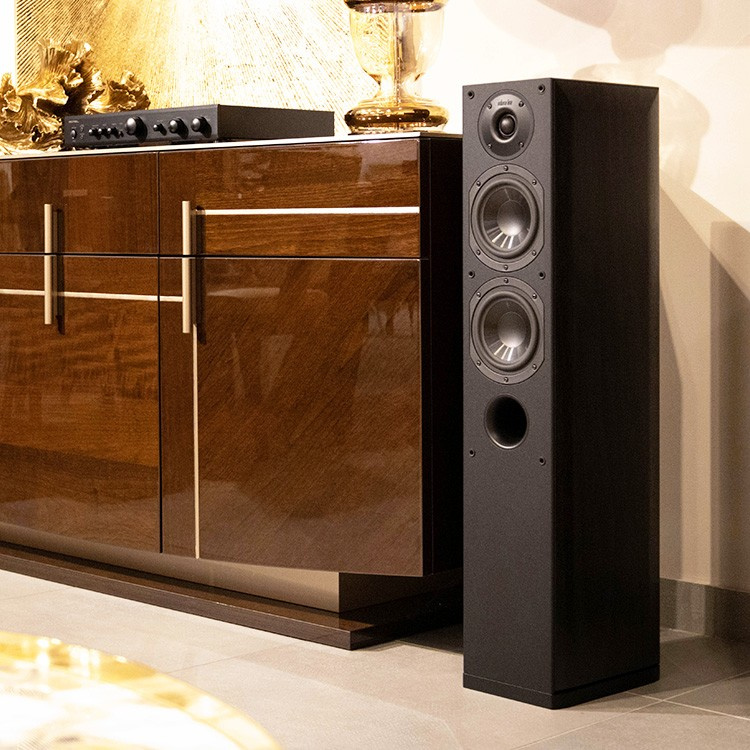 Indiana Line Nota 550 X gulvhøjttaler, sort par