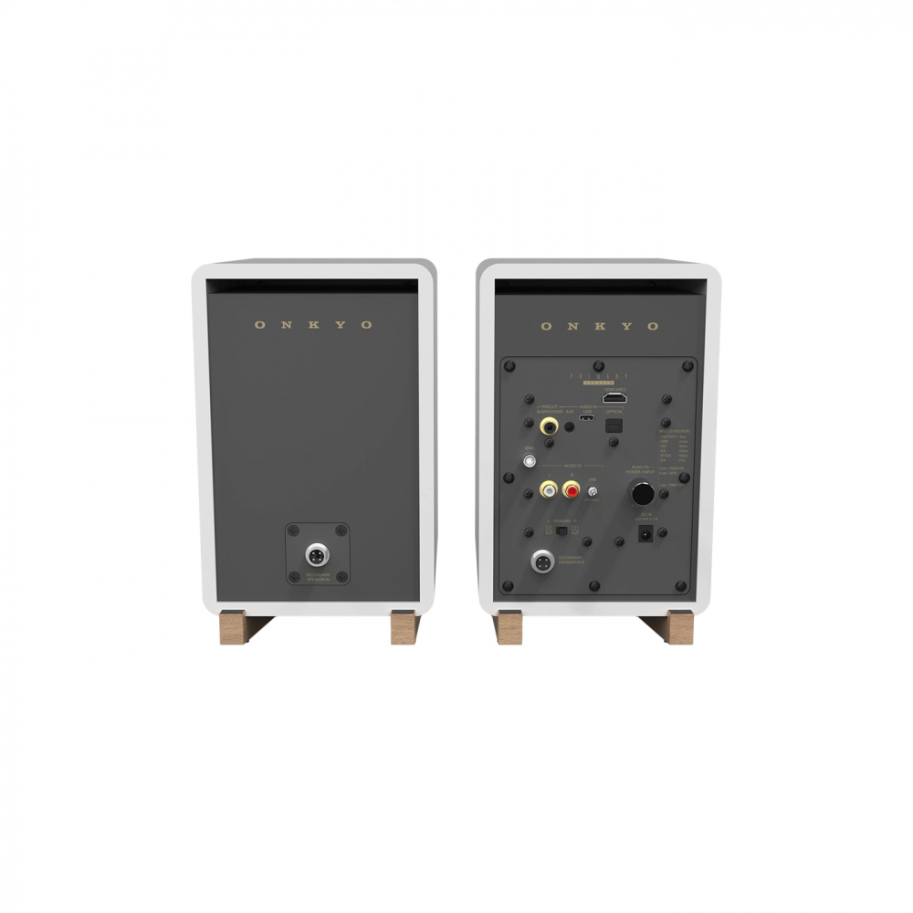 Onkyo GX-30ARC aktive standerhøjttalere, hvid