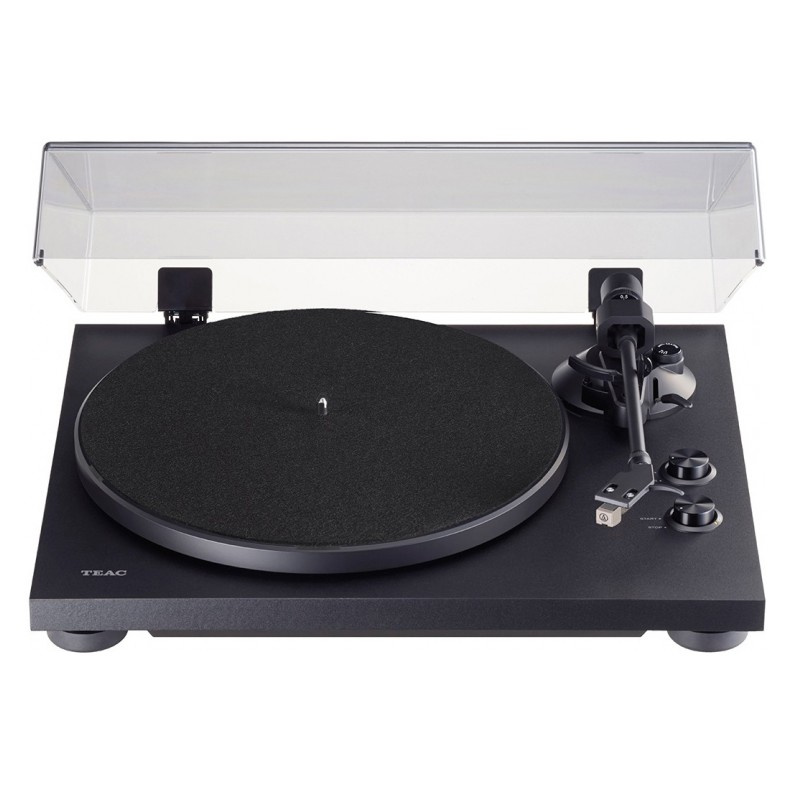 Teac TN-280BT-A3, pladespiller med AT-3600L-pickup, BT- og RIAA-trin, sort