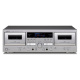 Teac W-1200 dobbelt kassettedeck med digitaliseringsfunktion, sølv Teac W-1200 dobbelt kassettedeck med digitaliseringsfunktion, sølv