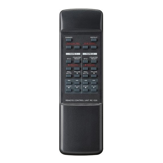 Teac W-1200 dobbelt kassettedeck med digitaliseringsfunktion, sølv
