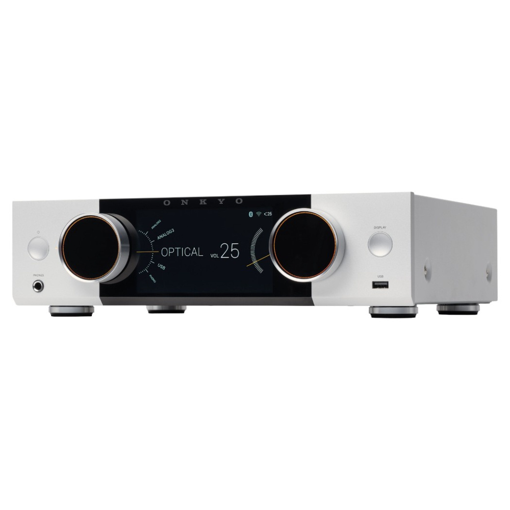 Onkyo Muse Y-50 streaming-forstærker, sølv