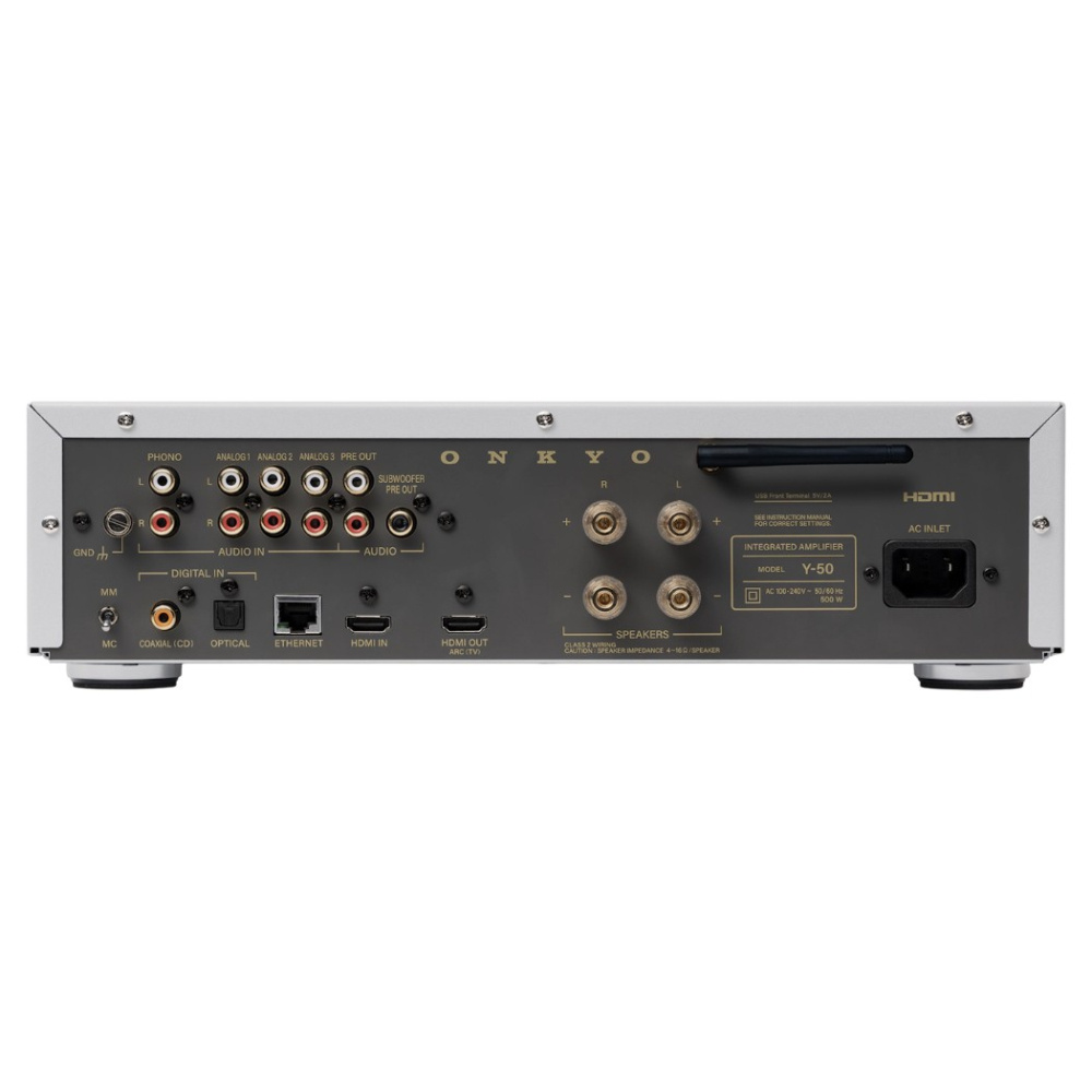 Onkyo Muse Y-50 streaming-forstærker, sølv