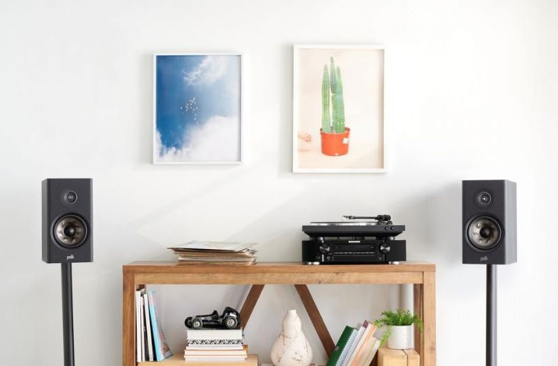 Polk Audio reserve 100 stativhögtalare, svart par