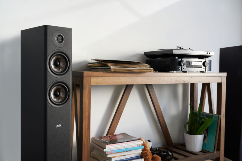 Polk Audio Reserve R500 slank golvhögtalare, svart par