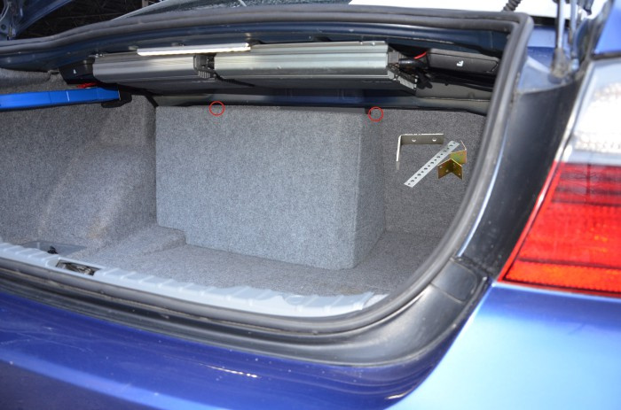 Tom baslåda BMW 3-serie E90/92 Sedan