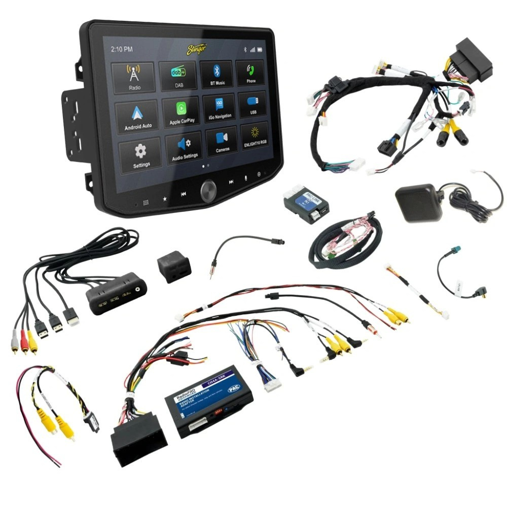 Stinger HORIZON10 iX210E-DG2, 10-tommer bilstereo til Dodge RAM 2013-2018