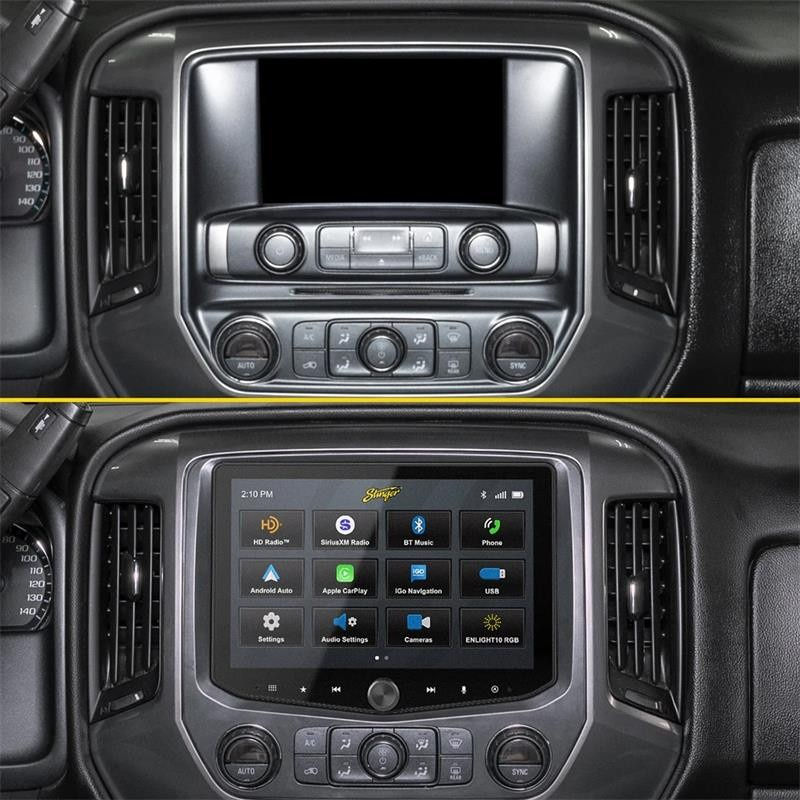 Stinger HORIZON10 iX210E-GM1, 10-tommers bilstereo til Chevrolet Silverado/GMC Sierra 2014-2019