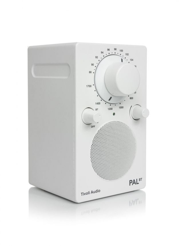 Tivoli Audio PAL BT, FM-radio med Bluetooth, vit