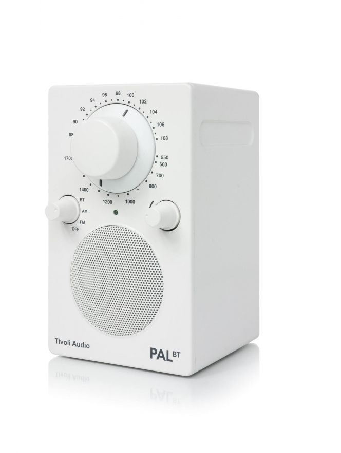 Tivoli Audio PAL BT, FM-radio med Bluetooth, vit