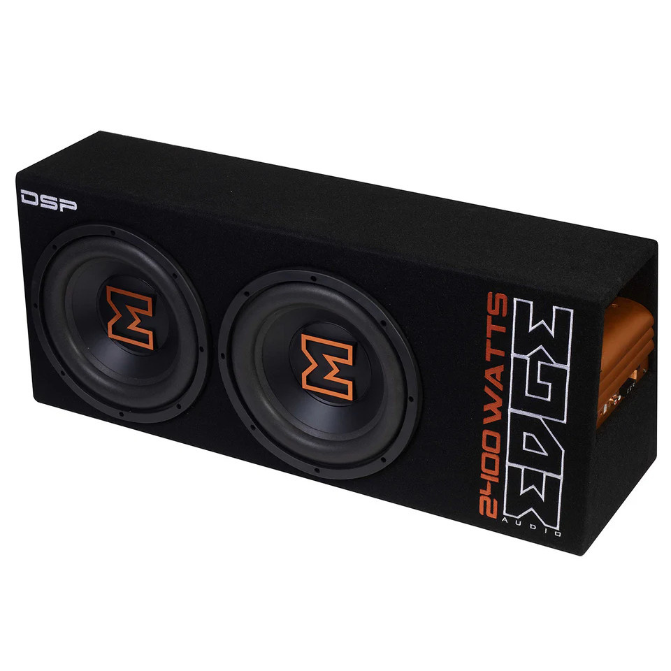 EDGE EDBX12TADSP-E3, aktiv portet 2x12 tommer basboks 800W RMS